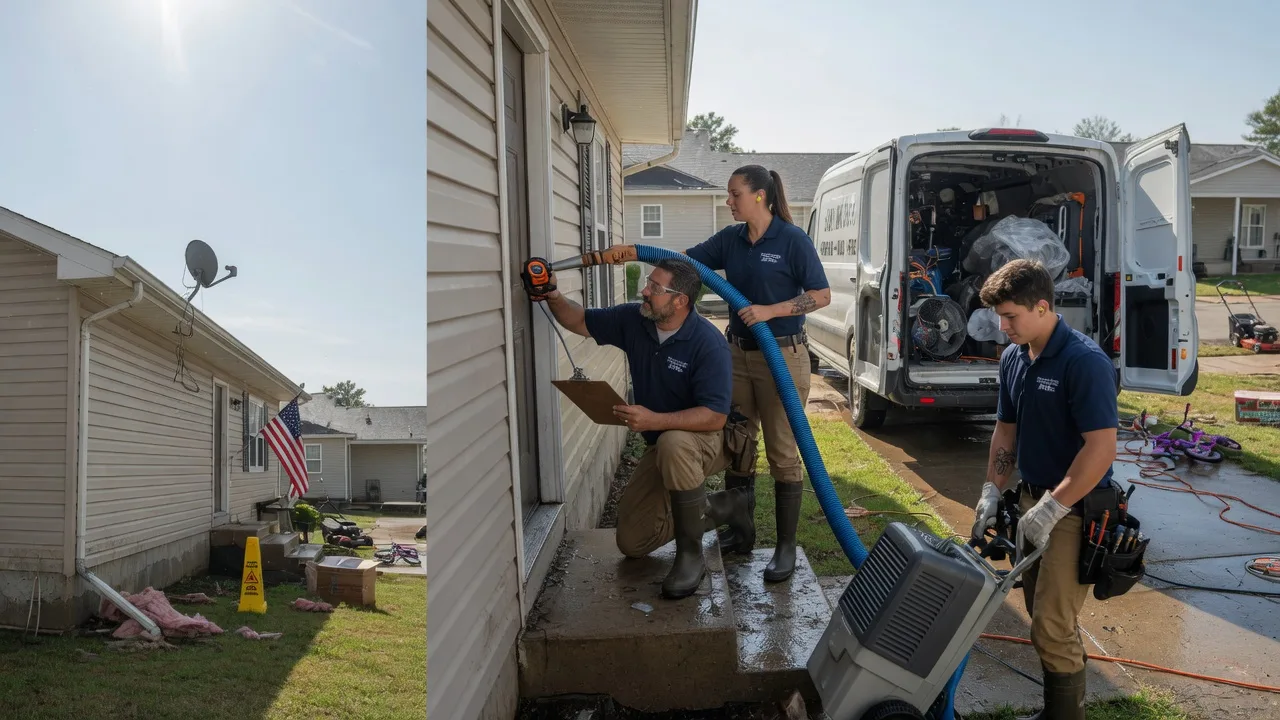 Ceiling Water Damage Restoration in Sheldon, IL near me